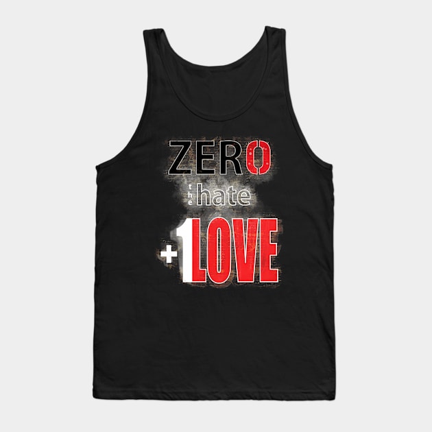 Zero Hate +1 Love Myst Tank Top by FutureImaging